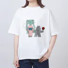 おさしみの夏のおさしみちゃん オーバーサイズTシャツ