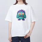 GoodsGalaxyArtの優しいモンスター・コルドくん Oversized T-Shirt