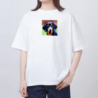 KaSumi's shopのドヤ顔ダックスフンド Oversized T-Shirt