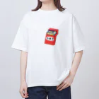 ココアミルクのちょこっとタイムスリップ たばこ Oversized T-Shirt