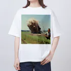 くるぷりの巨大頭部爆発 Oversized T-Shirt