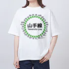 DRIPPEDのJR山手線路線図 Oversized T-Shirt