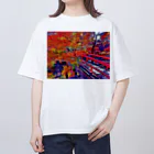 GALLERY misutawoの伊香保 河鹿橋の紅葉 Oversized T-Shirt