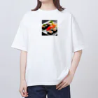 美味しそうなものやさんのお寿司 オーバーサイズTシャツ