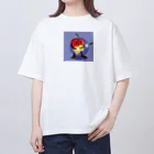 satomatoのイラストのギターを弾くトマトくん Oversized T-Shirt