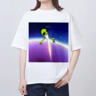 献血するドラキュラの宇宙人シリーズ オーバーサイズTシャツ