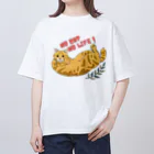 ヒレステーキのNO CAT NO LIFE オーバーサイズTシャツ