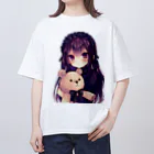 りず様のかわいい黒ロリおんな オーバーサイズTシャツ