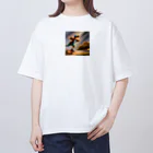 FACTORY MOWのスケートボードの男の子 Oversized T-Shirt