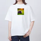 Nsjbのいい感じのハリネズミ Oversized T-Shirt