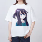 amber2228のアニメ女の子グッズ オーバーサイズTシャツ