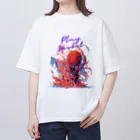 SUY_art_のPlay Basket オーバーサイズTシャツ