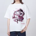 tekuteku_Labの魔法少女☆救済ちゃん オーバーサイズTシャツ