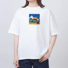 cunissaのドット絵砲手 オーバーサイズTシャツ