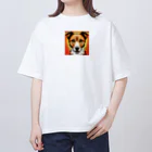 KURISANの可愛い犬です。 Oversized T-Shirt