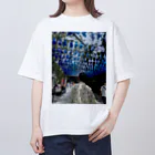 TAIYO 猫好きの後ろ姿イケメン彼氏風 Oversized T-Shirt