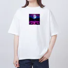 ちょいこげぐらたんの【デジタルムーン】 Oversized T-Shirt