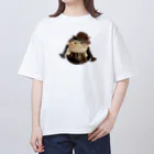 puni＊punikoのぷに仔ちゃん autumn ver. Oversized T-Shirt