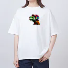 nob10のレゲェカメレオン Oversized T-Shirt