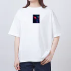 Lファクトリーのネオンナイトグッズ オーバーサイズTシャツ