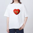 ねこふんじゃダメのハートがどっきゅん Oversized T-Shirt