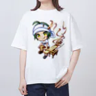 #とちぎけんV25 Official Shopの青竹の青竹打ち食べてみっかい？シリーズ Oversized T-Shirt