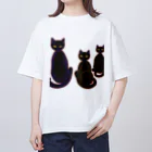 horoscope のネコクロ Oversized T-Shirt