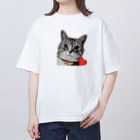 😽クッキーちゃんのショップ🐾のクッキーくんのLOVE2❤ オーバーサイズTシャツ