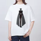 大嶌（おおしま）すずの萬屋の【茜】Tシャツ（立ち絵） Oversized T-Shirt