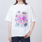 little meiのMEI a.k.a Center of the Earth  Oversized T-Shirt