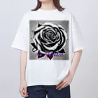 vieのBLACK_rose オーバーサイズTシャツ