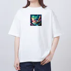 tyoppaの幻想的な風景 オーバーサイズTシャツ