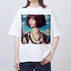 ボンブ映像社の希望に満ちた娘 オーバーサイズTシャツ