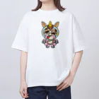 ハラDの風変わりショップのひょっとコーン Oversized T-Shirt