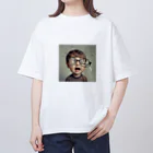eightlionのビックリ眼鏡くん Oversized T-Shirt