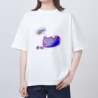 北　雪音の肉より魚派 オーバーサイズTシャツ