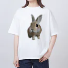 うさぎもかどのうさぎもかどの小小雪くん Oversized T-Shirt