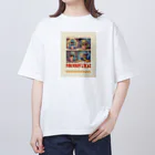 AI_kotohaのポップコーンモンスター Oversized T-Shirt