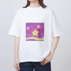 オハナショップの幸せを与えるキラキラ星 Oversized T-Shirt