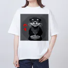 I'm Pixelのグルメなオッター オーバーサイズTシャツ