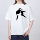 亜夢のおみせのこっち向いてるシャチのTシャツ オーバーサイズTシャツ