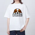 R.Mのキャバリア☆ブレンハイム オーバーサイズTシャツ