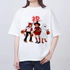 suke-maruruのハロウィン祝 オーバーサイズTシャツ