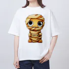 NeoNestのWrapped Wonders Halloween Collection: Mummy #05 オーバーサイズTシャツ