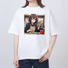 NIJIIRO_CHIHARUの隠れ家ケーキ屋さんの母35歳 Oversized T-Shirt