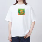 FUNIFUNIのかわいいヘビちゃん Oversized T-Shirt