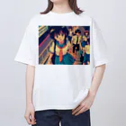 倒産した制作会社の倉庫で発見された幻のアニメの「超獣伝説ジルガイム」| 90s J-Anime "Super Beast Legend Zilgaim"  オーバーサイズTシャツ