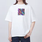 NYANKOのメタリック Oversized T-Shirt