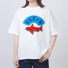 magical promptの赤い彗星のshark オーバーサイズTシャツ