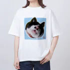 木ノ下商店の眠りこけた猫。 オーバーサイズTシャツ